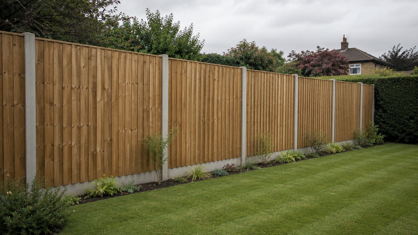Garden fencing installed in Harrogate — CPW Gardens
