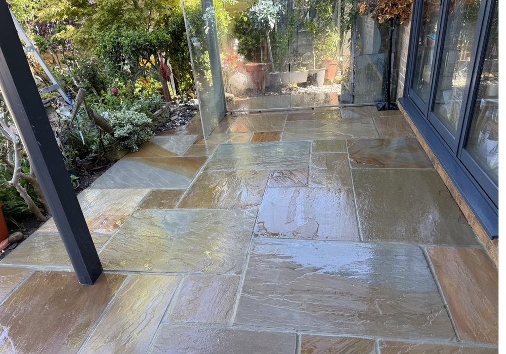 Garden landscaping project Yorkshire